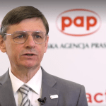 Polska misja kosmiczna Profesor Grzegorz Wrochna, prezes Polskiej Agencji Kosmicznej (POLSA), podczas wystąpienia na Kongresie Impact'23.